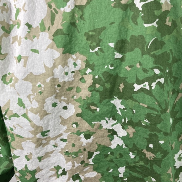 Rebecca Malone 100% Cotton Button Front Three Quarter Sleeve Top Size XL - Picture 7 of 9